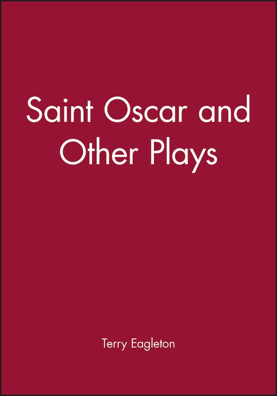 Front cover_Saint Oscar and Other Plays