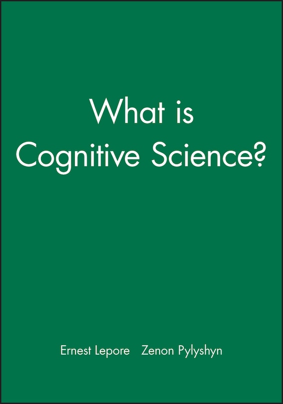 Couverture_What is Cognitive Science?