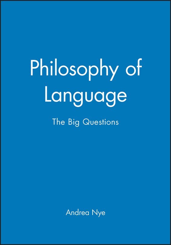 Couverture_Philosophy of Language