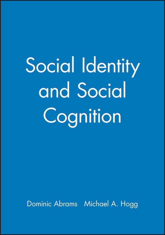 Couverture_Social Identity and Social Cognition