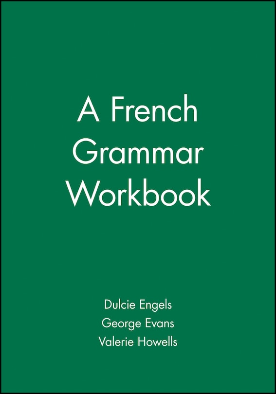 Front cover_A French Grammar Workbook