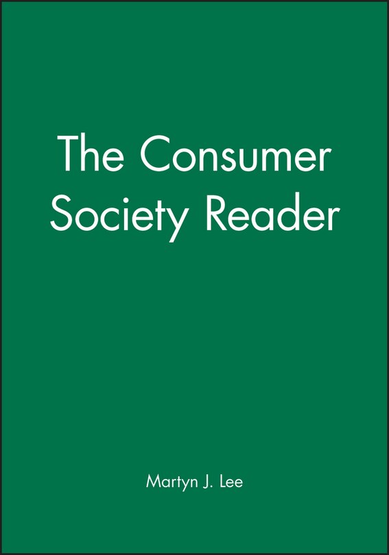 Front cover_The Consumer Society Reader