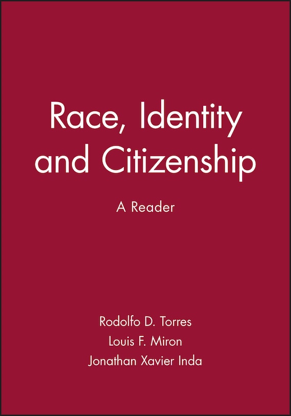 Couverture_Race, Identity and Citizenship