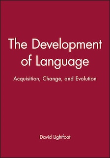 Couverture_The Development of Language