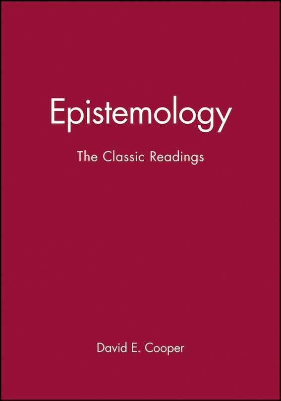 Front cover_Epistemology