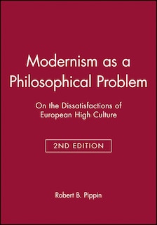 Front cover_Modernism as a Philosophical Problem