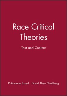 Front cover_Race Critical Theories
