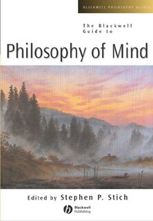 Front cover_The Blackwell Guide to Philosophy of Mind