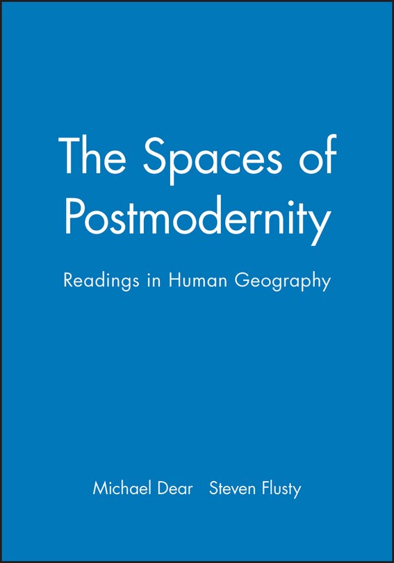 Front cover_The Spaces of Postmodernity