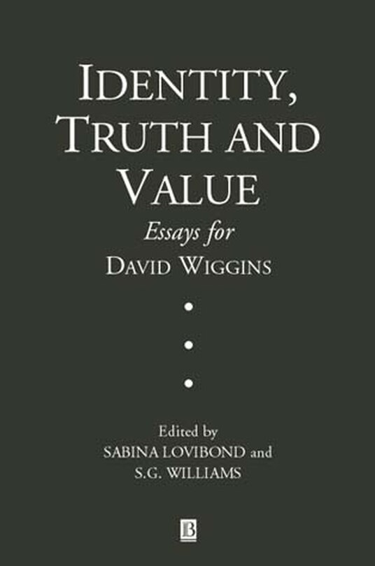 Front cover_Identity, Truth and Value