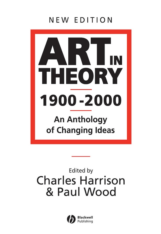 Front cover_Art in Theory 1900 - 2000