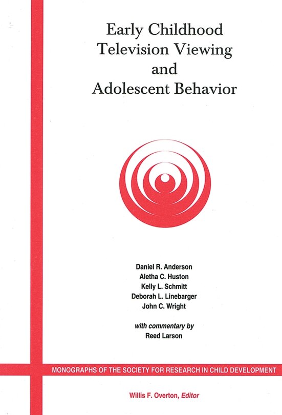 Front cover_Early Childhood Television Viewing and Adolescent Behavior, Volume 66, Number 1