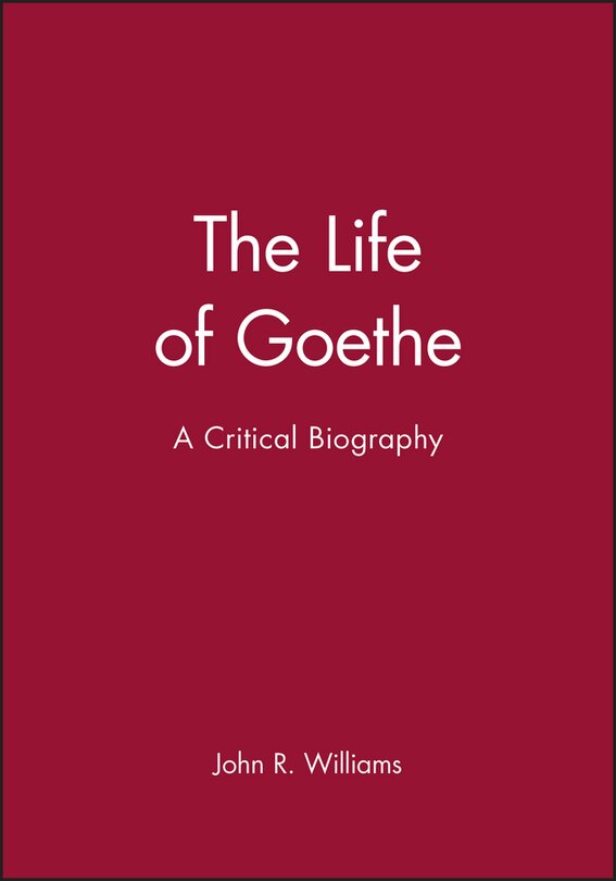 Front cover_The Life of Goethe