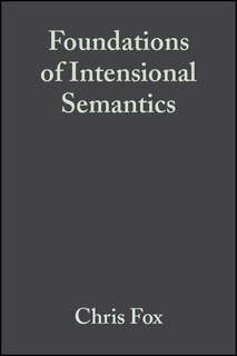 Front cover_Foundations of Intensional Semantics