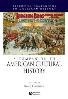 Front cover_A Companion to American Cultural History
