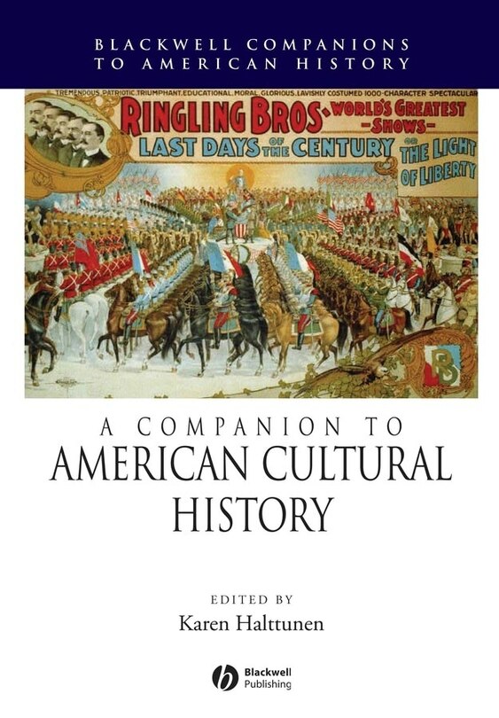 Front cover_A Companion to American Cultural History
