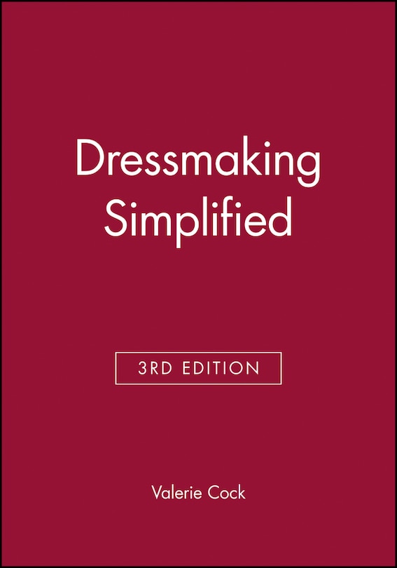 Front cover_Dressmaking Simplified