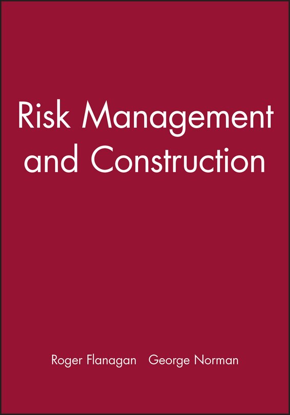 Front cover_Risk Management and Construction