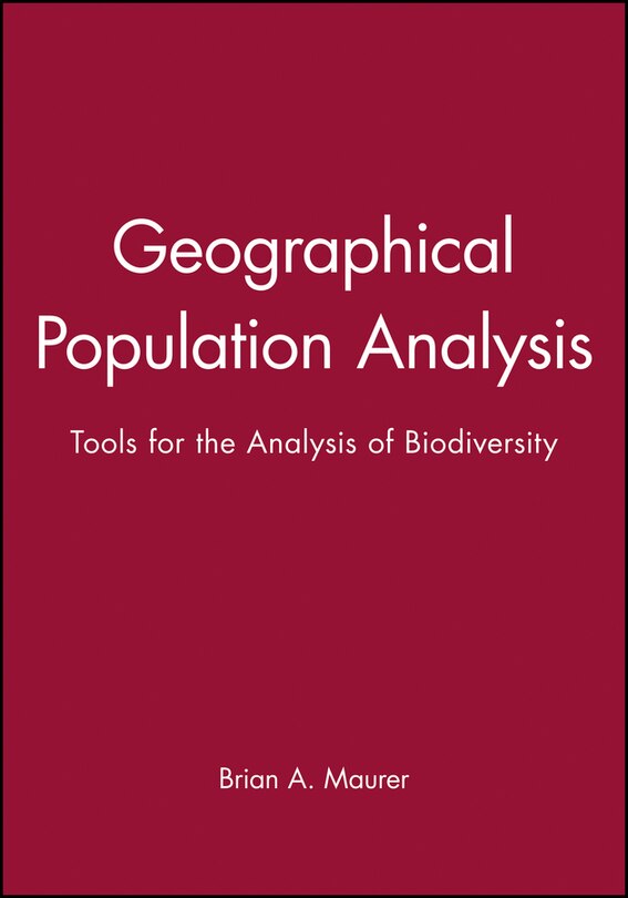Front cover_Geographical Population Analysis