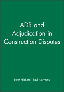 Front cover_ADR and Adjudication in Construction Disputes