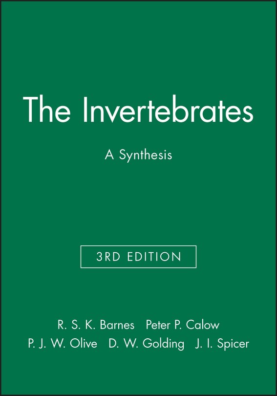 The Invertebrates: a synthesis