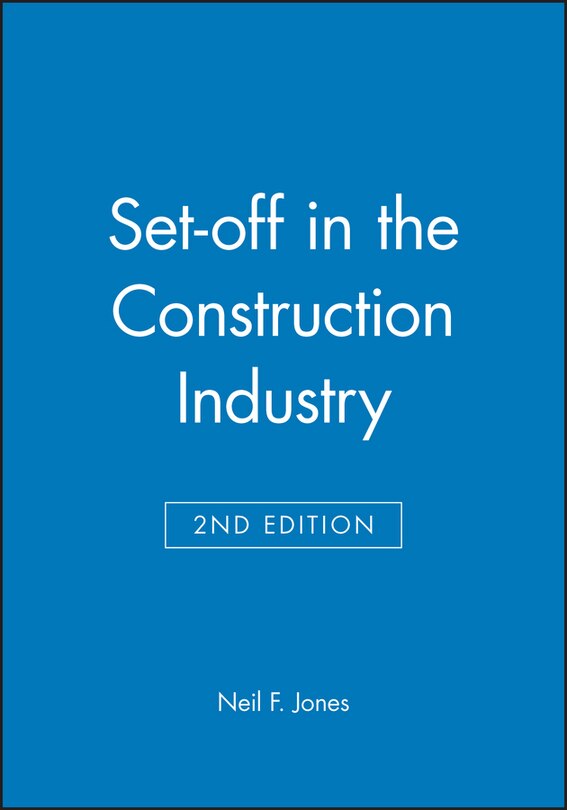 Couverture_Set-off in the Construction Industry