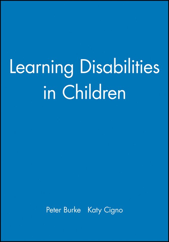 Front cover_Learning Disabilities in Children