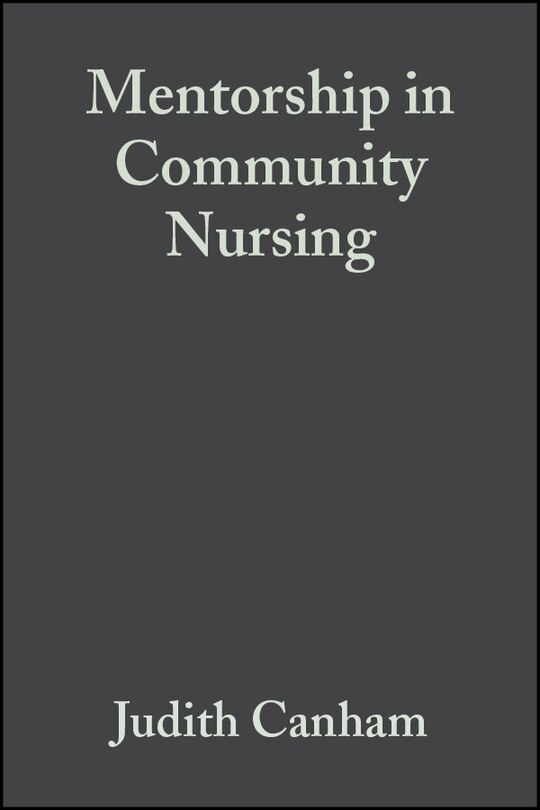 Front cover_Mentorship in Community Nursing