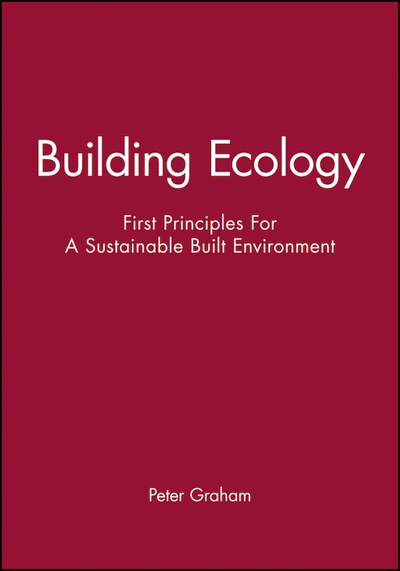 Front cover_Building Ecology