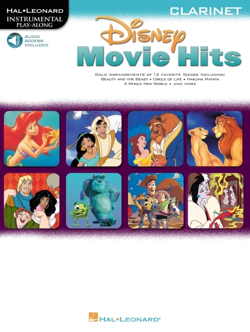 Couverture_Disney Movie Hits For Clarinet
