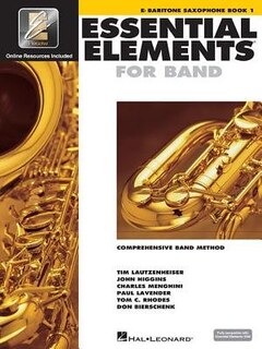 Couverture_Essential Elements for Band - Eb Baritone Saxophone Book 1 with EEi (Book/Online Audio)