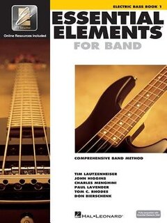 Couverture_Essential Elements for Band - Electric Bass Book 1 with EEi (Book/Online Media)