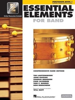 Couverture_Essential Elements for Band - Percussion/Keyboard Percussion Book 1 with EEi (Book/Online Audio)