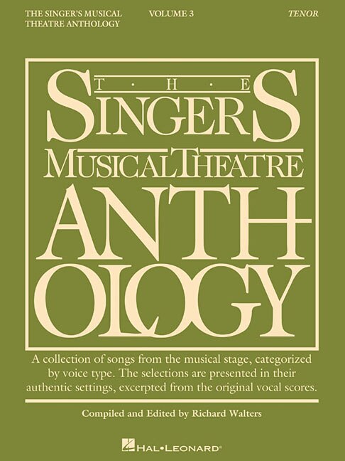 Front cover_The Singer's Musical Theatre Anthology - Volume 3 Tenor Book