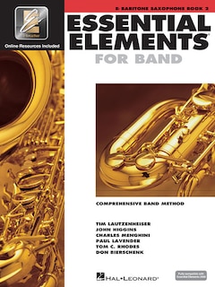 Couverture_Essential Elements for Band - Book 2 with EEi for Baritone Saxophone (Book/Online Audio)