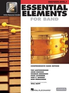 Front cover_Essential Elements for Band - Book 2 with EEi: Percussion/Keyboard Percussion (Book/Online Media)
