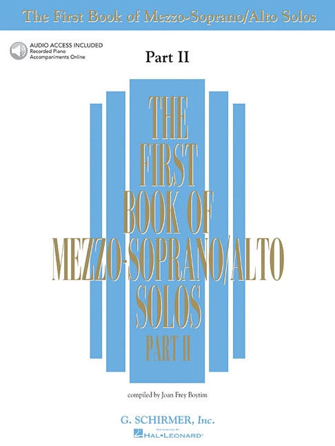 Couverture_The First Book of Mezzo-Soprano/Alto Solos - Part II