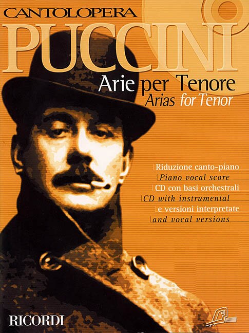 Front cover_Cantolopera: Puccini Arias for Tenor Volume 1