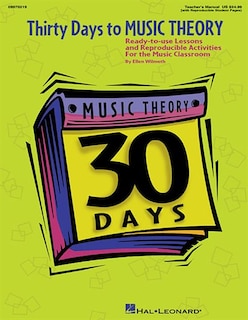 Front cover_Thirty Days to Music Theory (Classroom Resource)