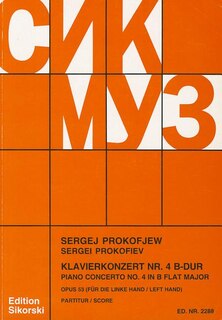 Piano Concerto For The Left Hand, Op. 53: Study Score