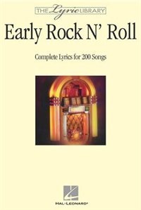 Front cover_The Lyric Library: Early Rock 'N' Roll
