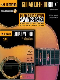 Hal Leonard Guitar Method Beginner's Pack: Book 1 With Online Audio + Dvd