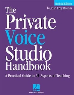 Couverture_The Private Voice Studio Handbook  Edition