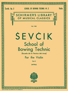 Front cover_School of Bowing Technics, Op. 2 - Book 2