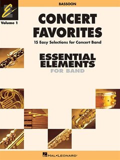 Front cover_Concert Favorites Vol. 1 - Bassoon