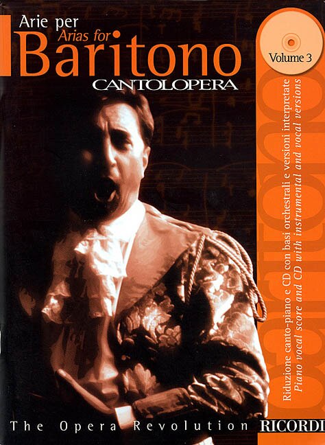 Front cover_Cantolopera: Arias for Baritone - Volume 3