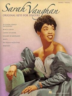 Couverture_Sarah Vaughan - Original Keys for Singers