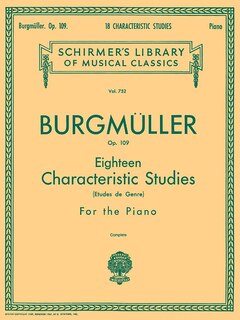 18 Characteristic Studies, Op. 109: Schirmer Library of Classics Volume 752 Piano Solo