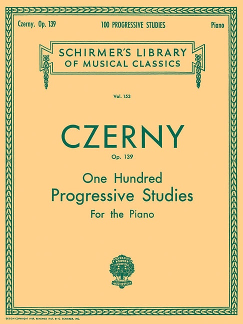 Front cover_100 Progressive Studies without Octaves, Op. 139