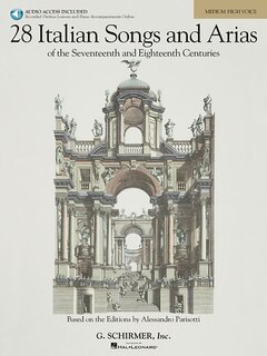 Front cover_28 Italian Songs & Arias Of The 17th & 18th Centuries - Medium High - Book/online Audio